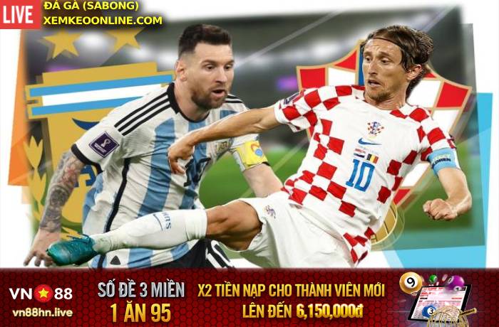 Thống số đối đầu của Argentina vs Croatia