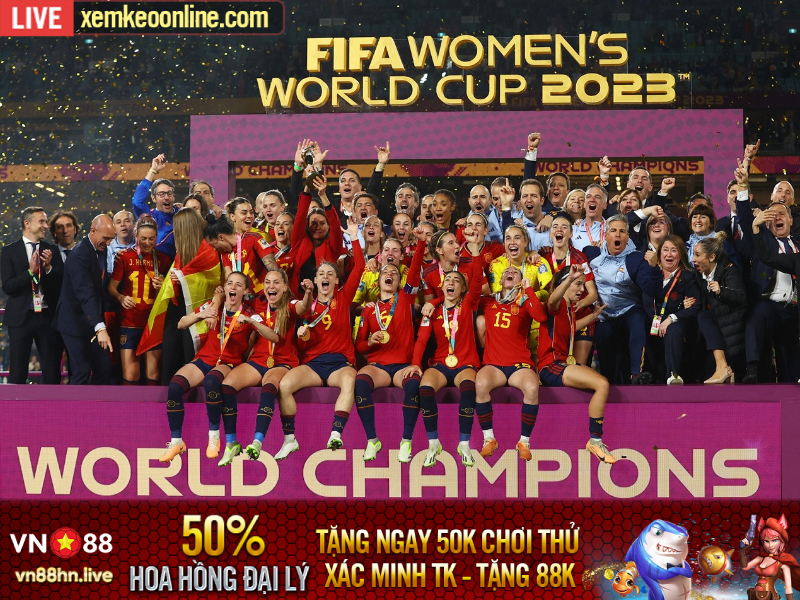 Tây Ban Nha vô địch World Cup nữ 2023