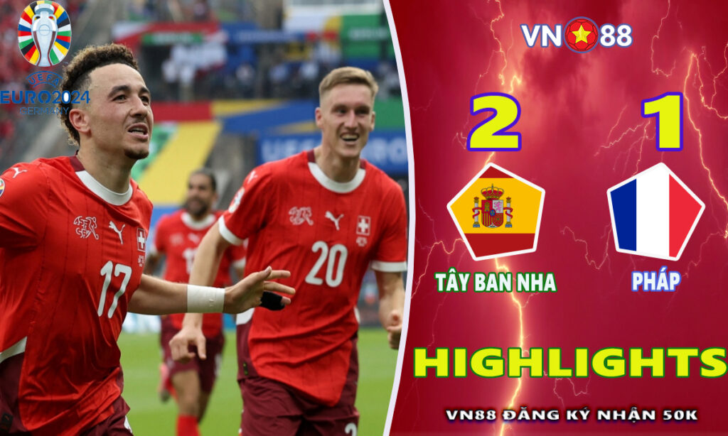 Hightlights EURO 2024 |  Tây Ban Nha 2-1 Pháp